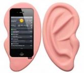 Capa de Silicone para iPhone 4/4S Orelha
