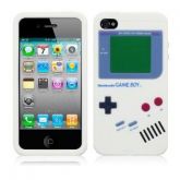 Capa de Silicone para iPhone 4/4S Game Boy - Branca